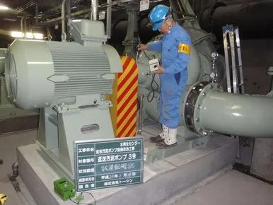 汚泥ポンプ改良工事