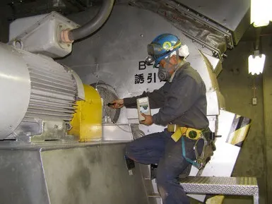 誘引送風機補修工事