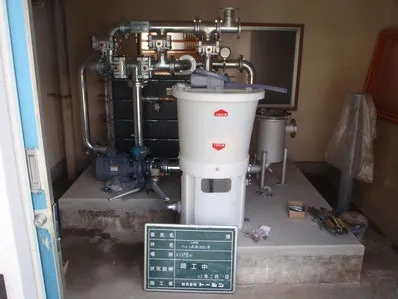 ろ過装置改修工事