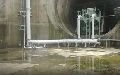 取水施設排水ポンプ設置工事